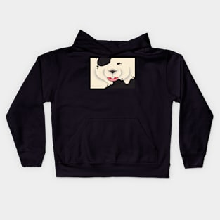 Cookies and Cream Bunny Face Kids Hoodie